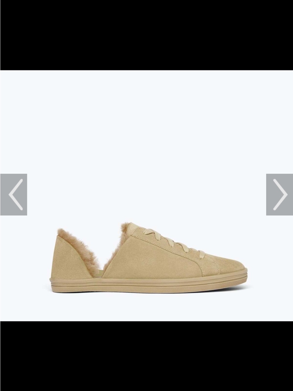 FREDA SALVADOR STUCCO SUEDE WITH SHEARLING WATER RESISTANT TAN WOMAN 8.5